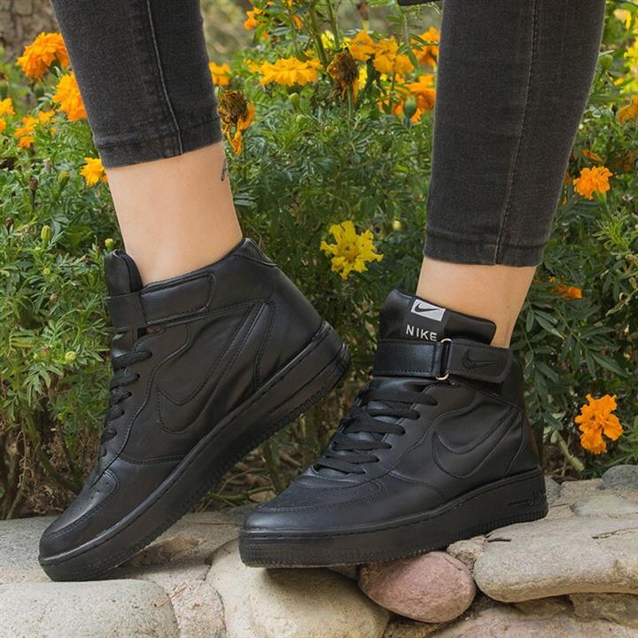 کتونی نایک ایر فورس مشکی ساقدار اسپرت Nike Air Force کفش مردانه و زنانه